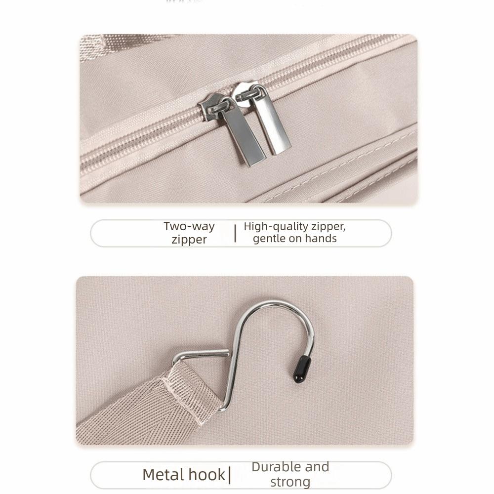 Multi Layered Hanging Clothes Storage Bag Foldable Clothing Organizer Wardrobe Organization