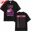 Tour 2026 Album Ed Sheeran Loop Australia Tour Merch T Shirts Fans Gifts Unisexs Unisex Fashion Hip Hop Tees Cotton Oversized Tops