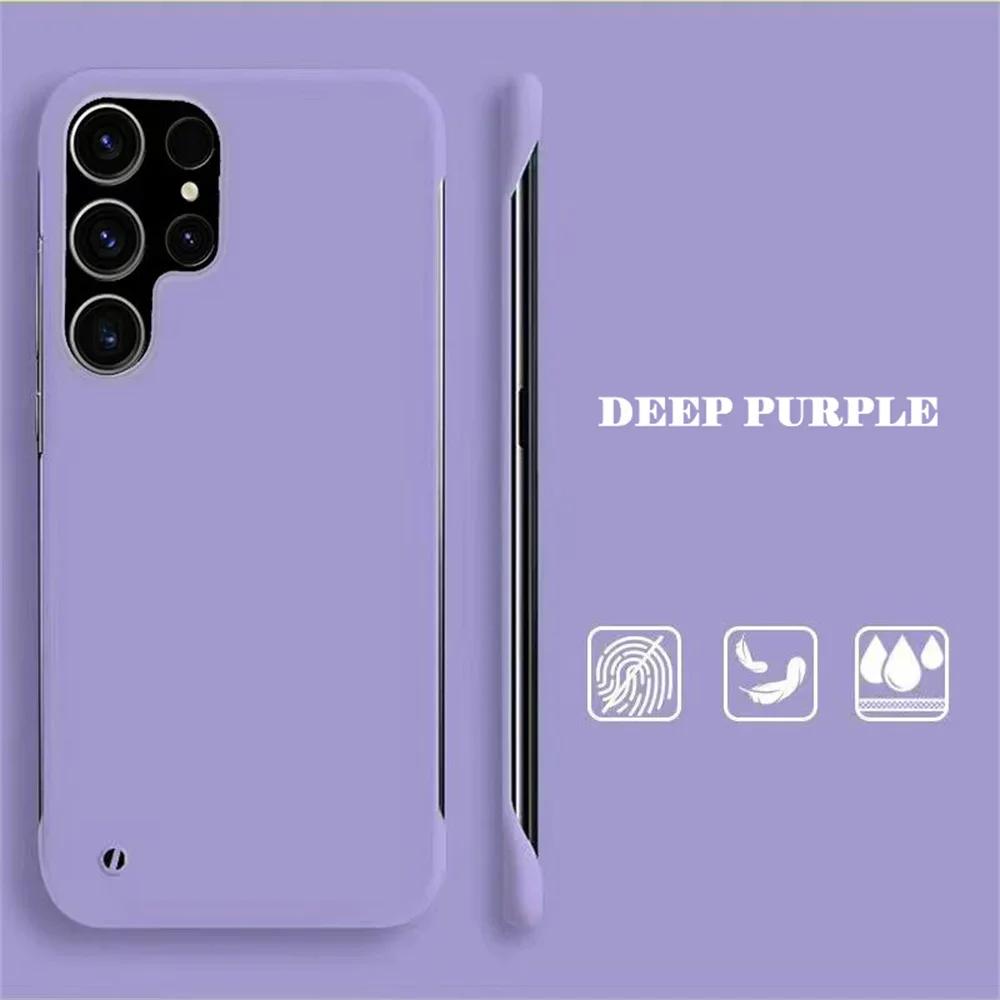 Funda Protectora de PC Duro Mate Colorida, Fina, Sin Marco, Antigolpes para Samsung Galaxy A56 A55 A15 A54 A34 5G 4G