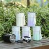 Stainless Steel Insulated Flask Car Drinking Cup for Travel Office 6 Color Ergonomic Handle Water Drinkware