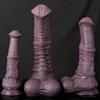Chocolate Color Realistic Silicone Dildo, Large Hands-Free Design, Strong Suction Cup, Ultra Soft Liquid Silicone, Premium Collection