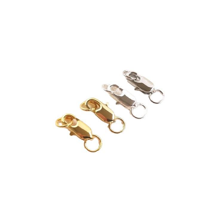 14K/18K Gold & Sterling Silver Fishtail, Spring, and Lobster Clasps - DIY Jewelry Accessories.