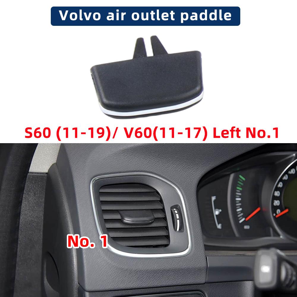 Car Front AC Conditioning Air Vent Grille Outlet Tab Slider Clip Repair Kit For Volvo V60 S60 V40 11-19 Auto Replacement Parts