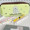 Kitten Pencil Case Large Capacity Cosmetic Bag New Stationery Bag  Students