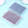 1Pc 24-Hole Silicone Ice Tray Square Box Auxiliary Food Puree Cheese Jelly Mold With Lid Bar Kitchen Cocktail Tools Ice Mold