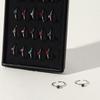 40 Edelstahl-Strass-Nasenringe für Gesichts-Piercing