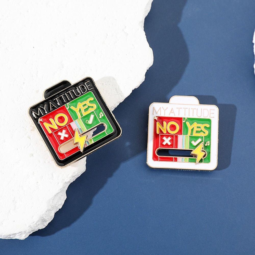

Zinc Zinc Alloy Mood Conversion Badge Enamel Cute Decoration