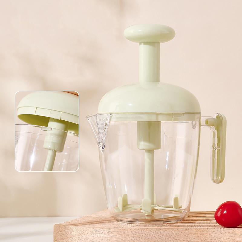 Egg Beater Hand Mixer Semi-Automatic Egg Whisk Milk Frother Handheld Egg Mixer Manual Press-type To Beat Egg Whites Baking Tool