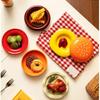 6 Stück/Set Hoher Wert Knochenspucknapf Stapelbares Hamburger-Platten-Set Burger 6 Schichten Speiseteller Lustige Saucenbehälter Tischdeko