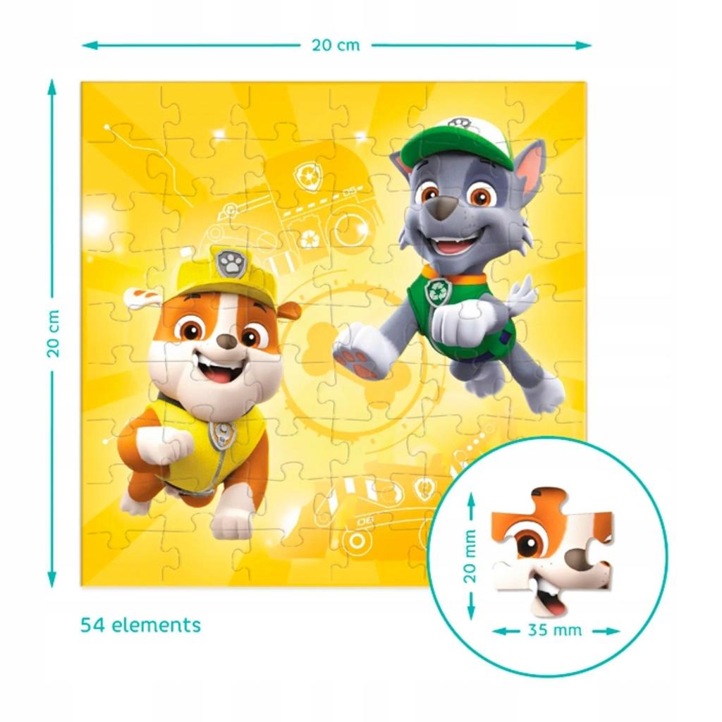 Puzzle 3W1 Psi Patrol Trzy Układanki W Jednym Opakowaniu Dla Najmłodszych