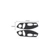 Carbon Fiber Control Seat Adjustment Cover Trim For Porsche 718 Boxster Cayman