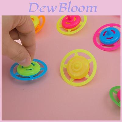 Kunststoff Kreisel Spielzeug für Kinder mit farbenfrohem Bonbon-Design und traditioneller Spielweise
