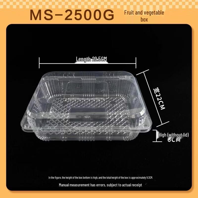 Disposable Transparent Fruit & Vegetable Containers