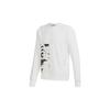 Y-3 Logo Print Long Sleeve Pullover Sweatshirt Men Tops White GK4386