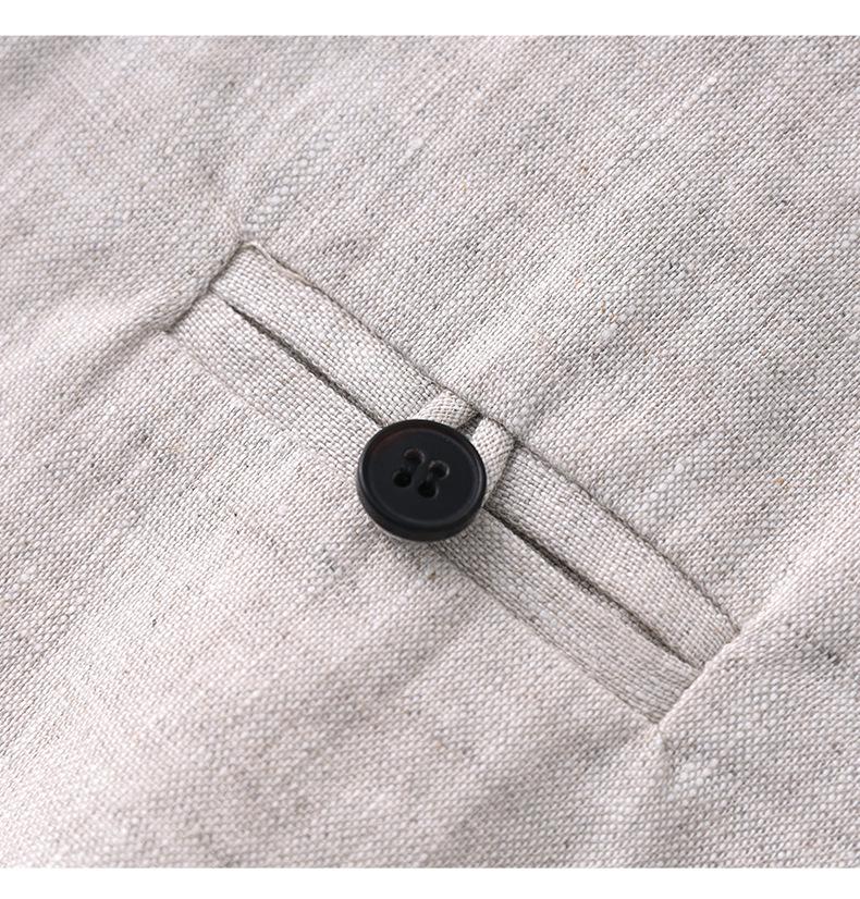 Women's Summer Linen V-Neck Suit Vest & Casual Minimalist Two-Piece Set