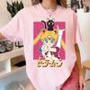 Sailor Moon Anime 2026 Summer Y2k T Shirt Women Unisex Casual Short Sleeve Top Kawaii Cartoon Print Streetwear Fashion Graphic Tee