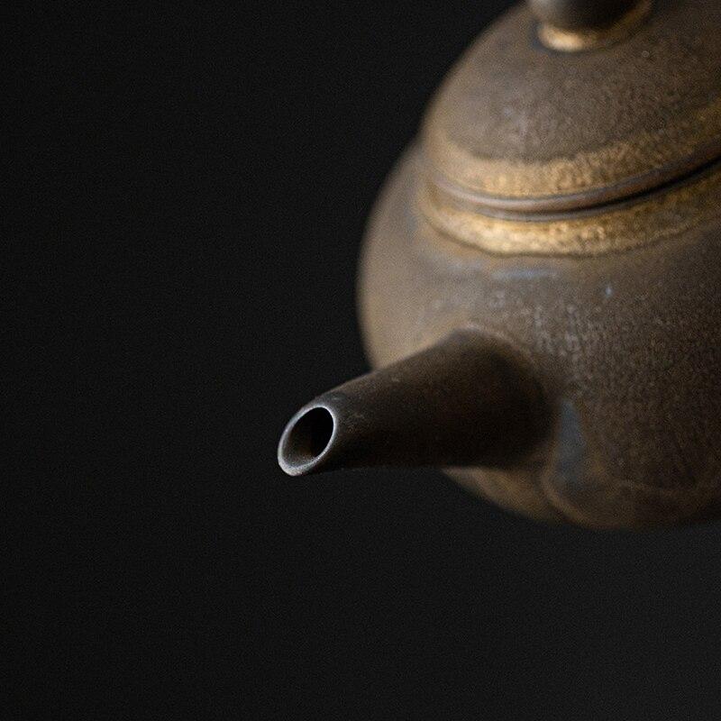 135ml Japanese Style Ceramic Teapot Vintage Gilt Gongfu Tea Set