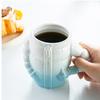 400ML Ceramic Coffee Mug Creative down Jacket Design Breakfast Cup Porcelain Drink Mugs for Beer Milk Tea Water Couple Sets