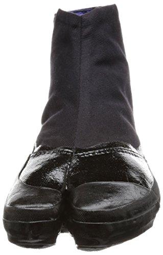 Moonstar Tabi Work Socks with Crotch, Men's and Women's, Improved 3-Piece Tabi A, Black, Size 27.0 cm, 2E