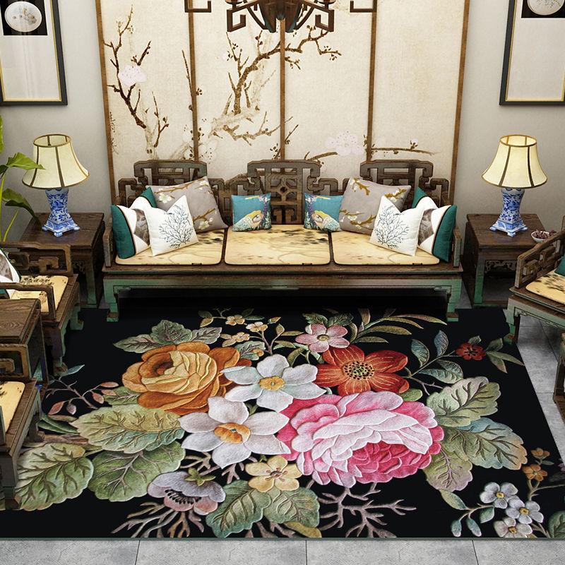 Chinese Style Corridor Aisle Carpet Hotel Hotel Stairs Non-Slip Floor Mats Home Entrance Carpet Custom Corridor Long Carpet