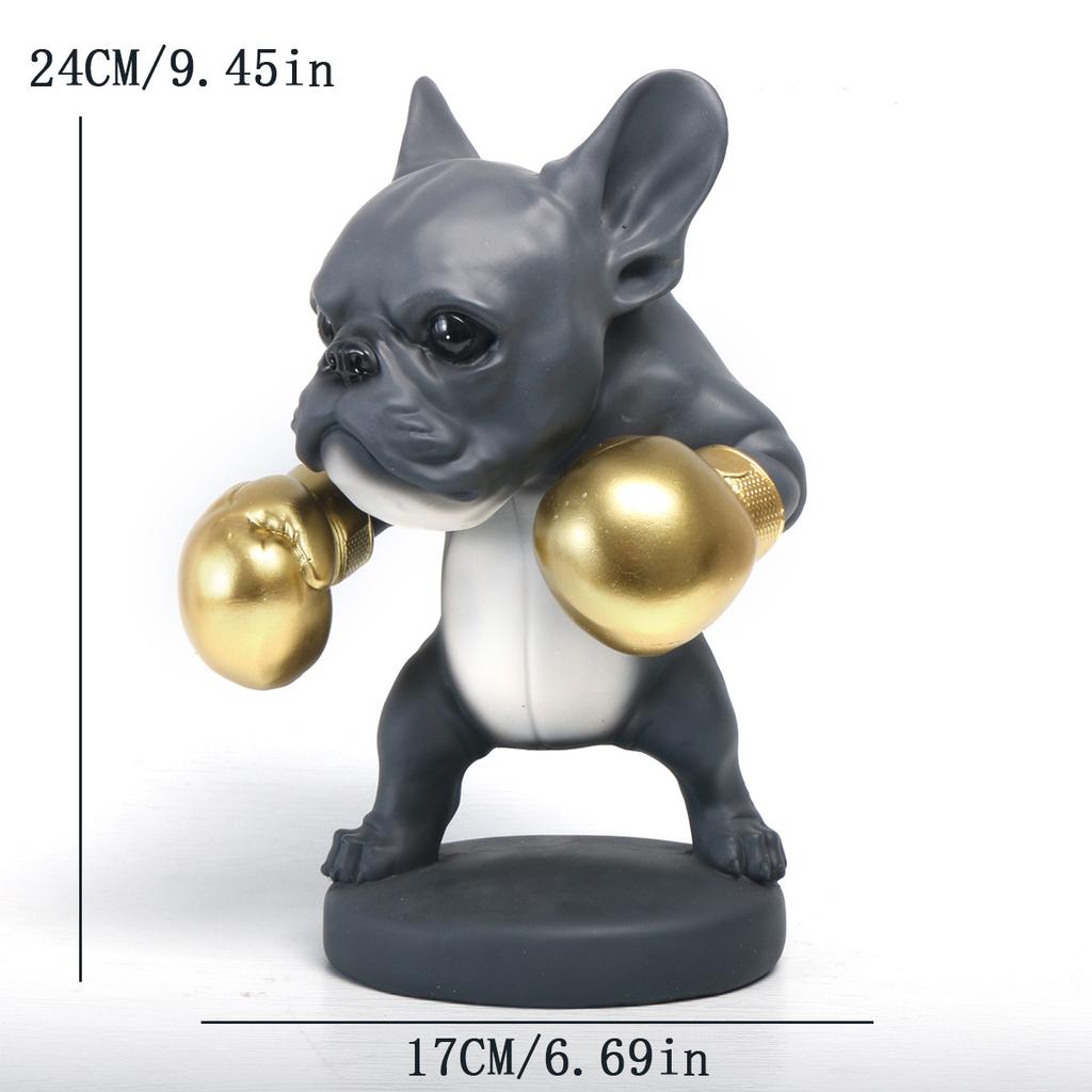 Dynamic Running Dog Statue Athletic Puppy Sculpture for Sports Decor Motivational Gift for Runners Pet Lovers Resin Art Gift