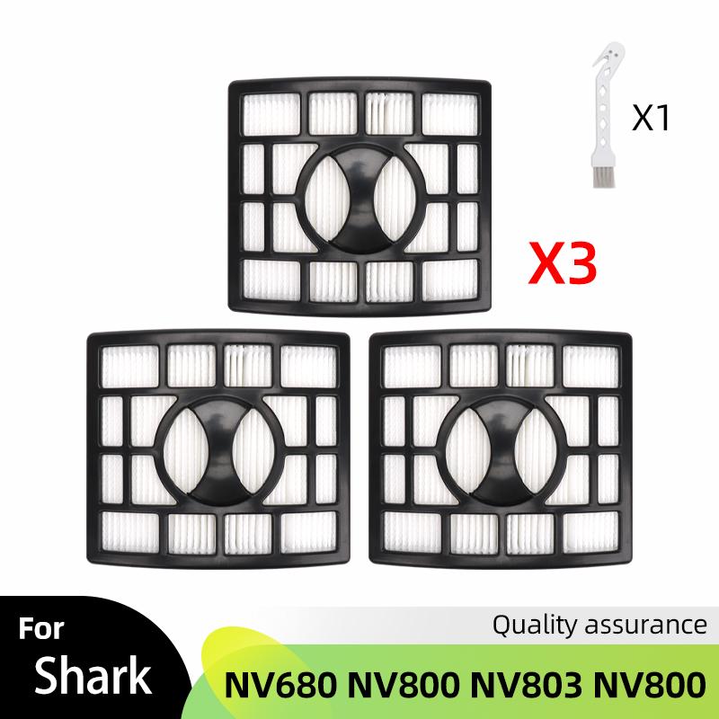 Main Brush Roller Brush HEPA Foam Filter Suitable for Shark NV680 NV800, NV803, NV800, vacuum cleaner replacement parts