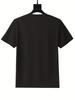 Men'S 100% Cotton Hot Stamping/printing T-shirt100% Made In America Not Today Jesus Satan Goth Black Goat Demon