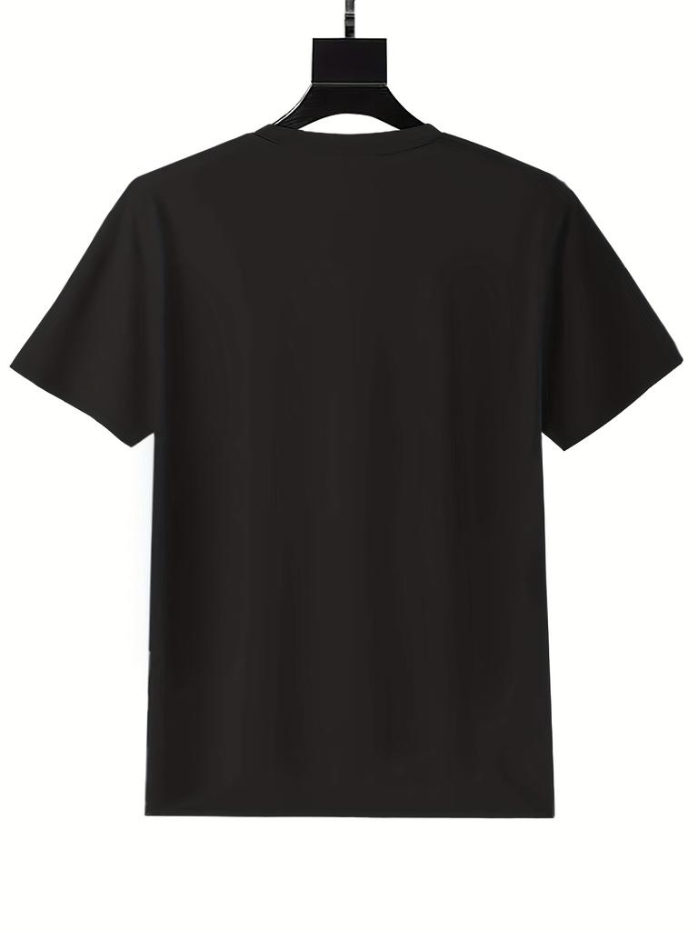 Men'S 100% Cotton Hot Stamping/printing T-shirt100% Made In America Not Today Jesus Satan Goth Black Goat Demon