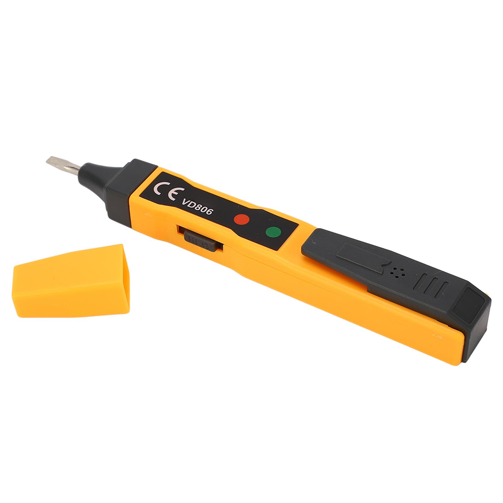 

Безконтактний тестер напруги ручка детектор змінної напруги інструмент для перевірки ланцюга змінного струму зі звуковим світловим зумером