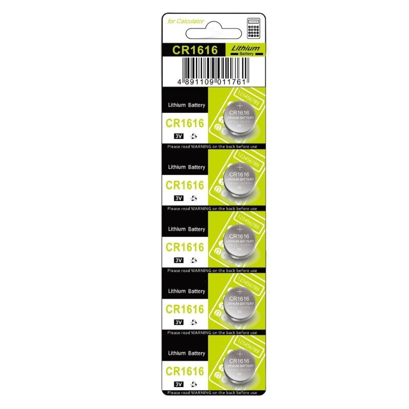 10/5Pcs CR1616 Button Cell Batteries High Performances 3V Power for Electronics Toys and Remote Controls Watches
