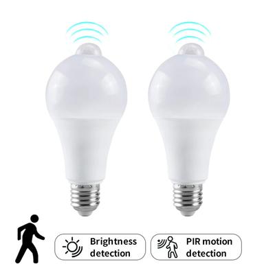 Sensors for Home Stairs Microwave Radar Detection LED Light Bulb 220V E27 12W Radar Motion Induction Lamp Built In Radar Light