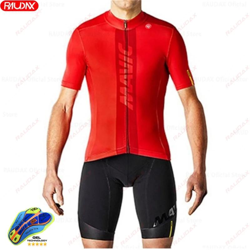 New Summer Men's Cycling Set Road Bicycle Breathable Short Sleeve Bib Shorts Bicycle Moisture Wicking Sweatshirt