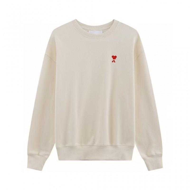 Cotton Couple Matching Set Oversized Hoodie With Heart Print Loose Fit Jogger Pants Men Women