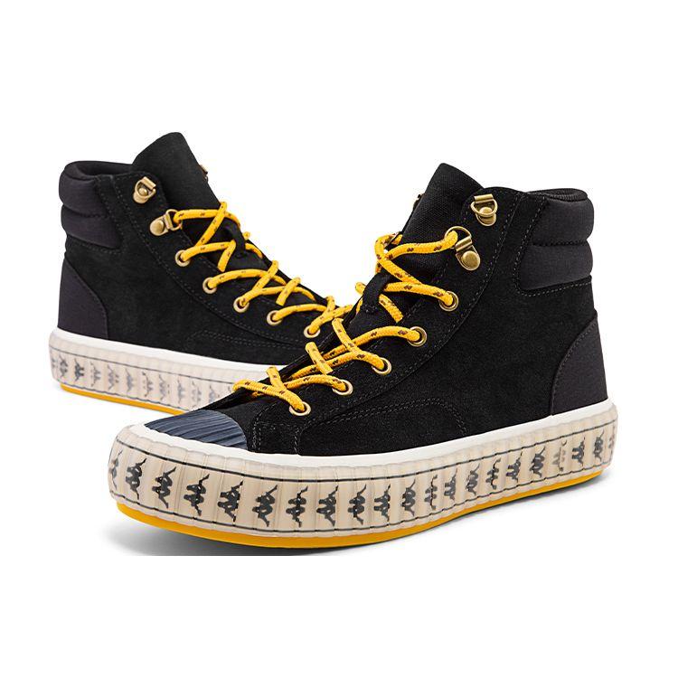 Kappa Leather Casual High-Top Sneakers Unisex Sneakers Black K0BZ5VS20-990