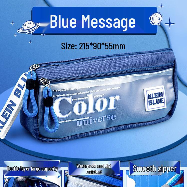 2025 Large Capacity Boys' Pencil Case - Japanese Style for Junior & High School Students