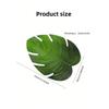 Monstera Leaf Coasters Tropical Green Plant EVA Cup Mats Washable Wipeable Anti-Slip Table Protector Holiday Wedding Party Decor