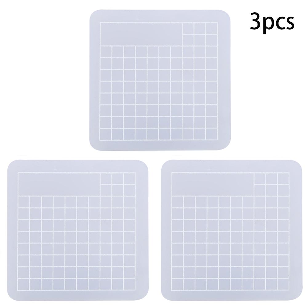 3PCs Translucent Cutting Mat Non Slip Cut Board Crafts Collection Hand Made Tool for Sticker
