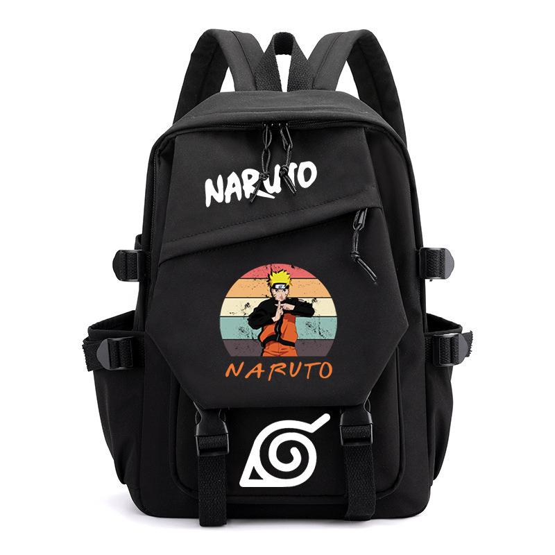 Animation peripheral junior high school backpack cross-border new large-capacity backpack computer bag