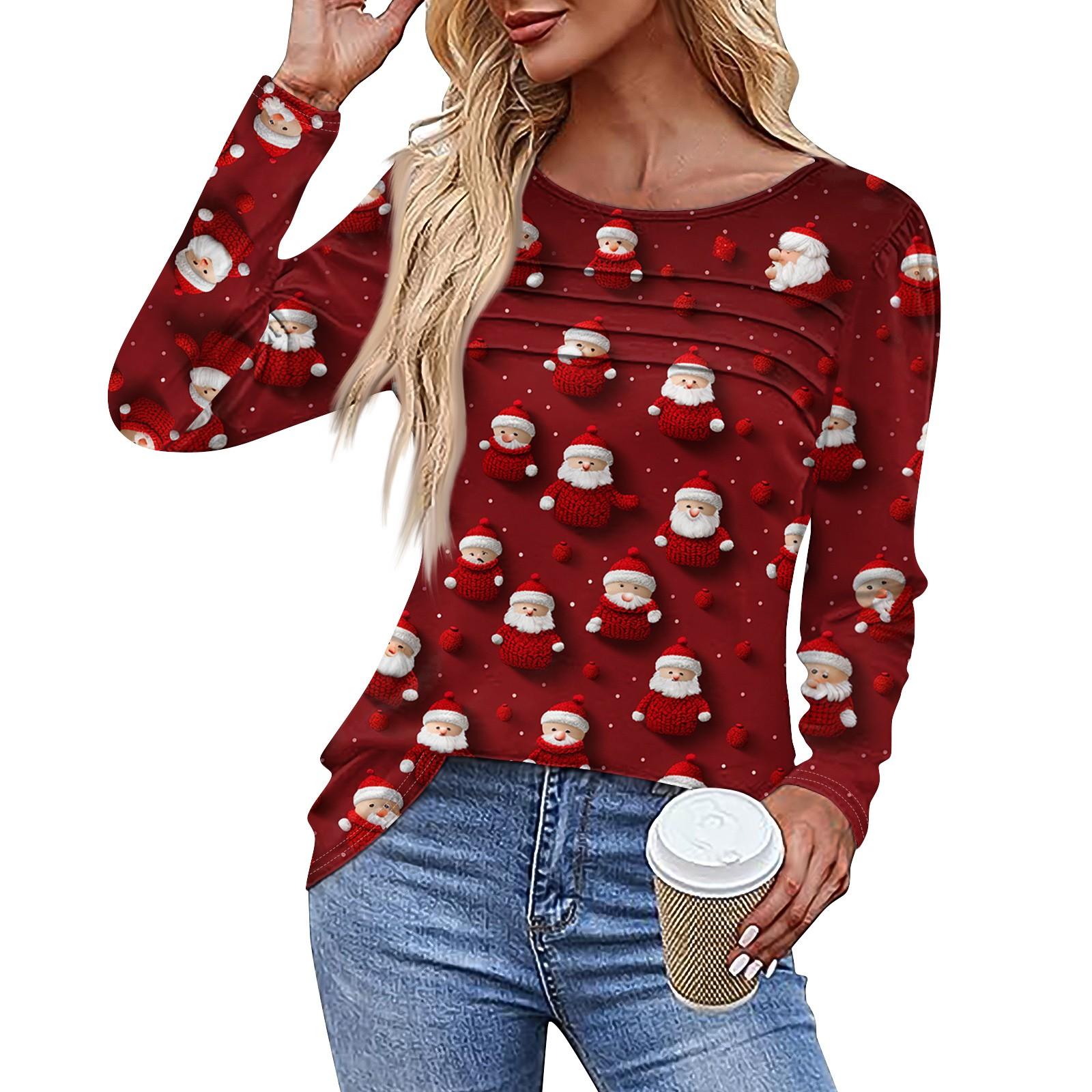 

Женская футболка с принтом, длинный рукав, повседневная, выходного дня, модная, базовая, с круглым вырезом, обычная, топ XXXL