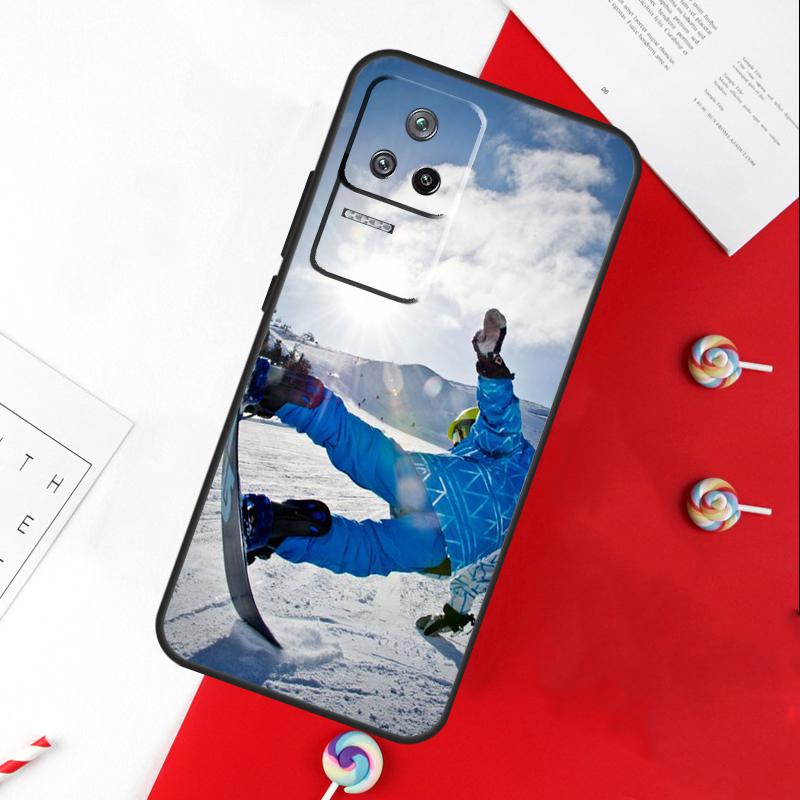 Cool Sports Snowboarding Cover For Xiaomi 13T 11T 12T 14T Pro 13 14 15 Ultra POCO X7 Pro X3 X5 X6 F5 F6 M6 Pro Case