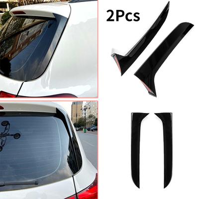 1 Pair Glossy Black Rear Window Side Spoiler Wing For VW Tiguan MK1 2007-2016 For MK2 2017+ Auto Accessories