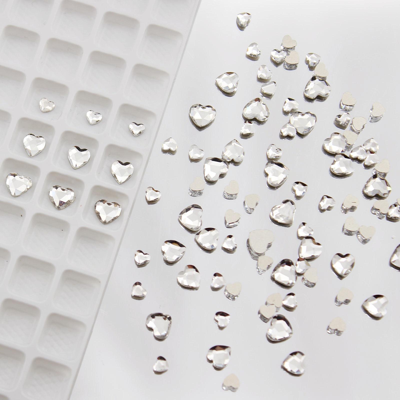 

Украшения для ногтей с бриллиантами специальной формы и плоским дном, мини-маленькие, со смешанным покрытием, стеклянные украшения для ногтей с бриллиантами в виде вспышки Love 100 pcs