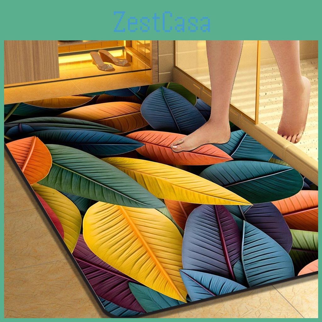 Earth Mat Diatomaceous Nonslip Bathroom Absorbent Washfree Soft Mat Bathroom Entryway Door Mat