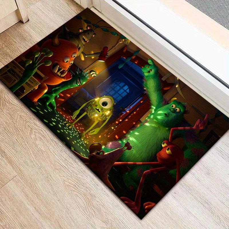 

1pc Monsters University Pattern Area Rug Soft Flannel Floor Mat for Living Room,Office,Bedroom and Carpet,Sofa Coffee Table Floor Mat 60cm by 90cm