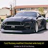 Ford Mustang 18-23 Clinched Wide Body Kit: Large Wheel Arches & Spoiler