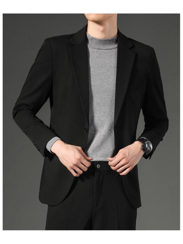 Romon Men's Two-Piece Blazer Jacket Suit: Business, Formal, Casual, Wedding Attire 2025.