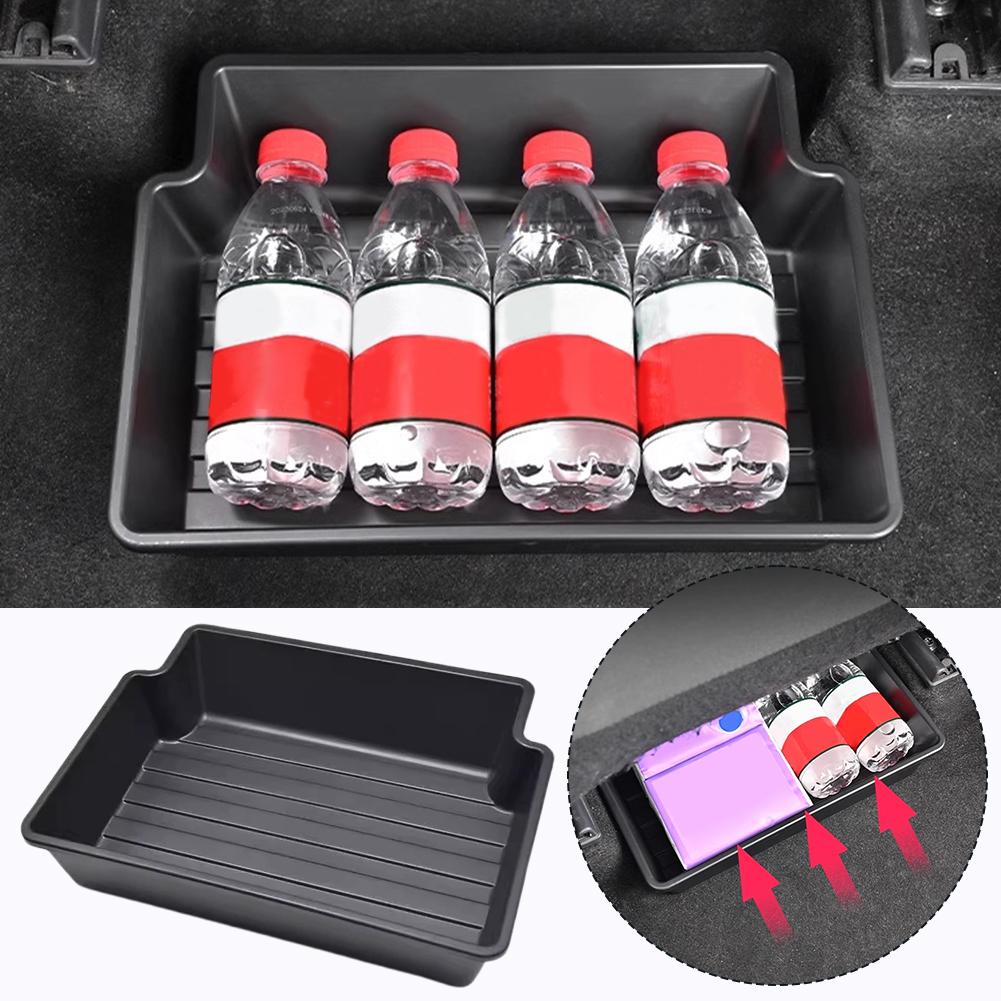 For Toyota For RAV4 2020-2025 2026 Car Under Seat Storage Box TPE Underseat Storage Box Organizer Trays Auto Accessories