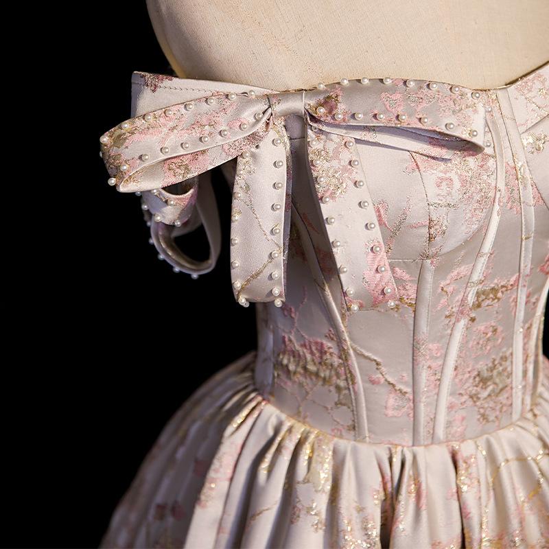 Pink Evening Dress Super Immortal Birthday Adult Ceremony Light Luxury Niche Toasting Dress Bridal Engagement Dress Dress Female