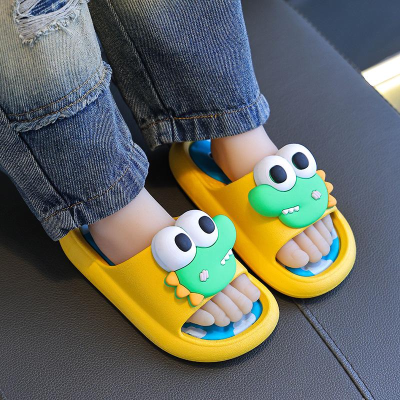 Children's Slippers Summer Boys and Girls Parent-Child Indoor and Outdoor Non-Slip Home Kids Baby Cute Princess Bathing Sandals