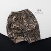 Kids Leopard Print Cotton Casual Loose Long Pants Unisex Boys Girls Fashion Trousers